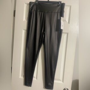 NWT Black Faux Leather Leggings